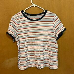 AMERICAN EAGLE red, white and blue T-shirt size XL